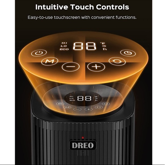 COPY - Amazon Black Dreo Indoor Electric Space Heater - Picture 3 of 5